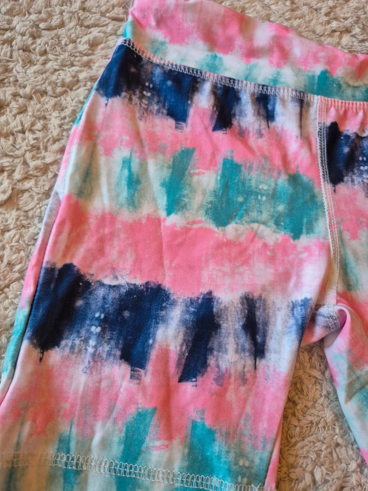 Short ciclista esportivo Reebok tie-dye multicolor – photo 2
